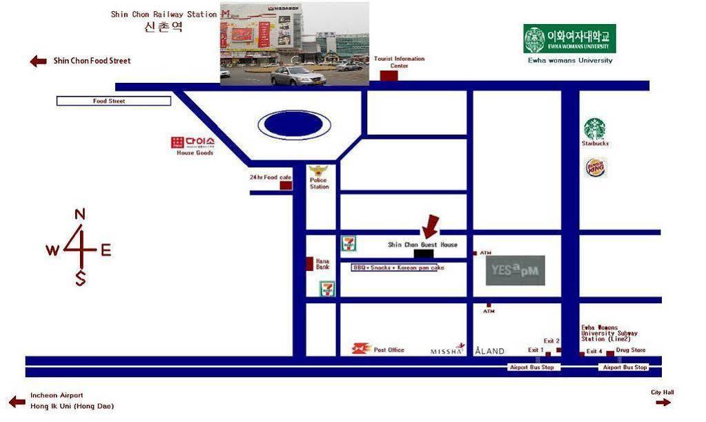סיאול Shinchon Guest House מראה חיצוני תמונה